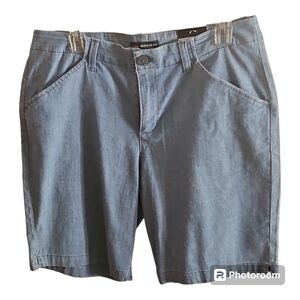 Lee Mid Rise Bermuda Shorts Chambray